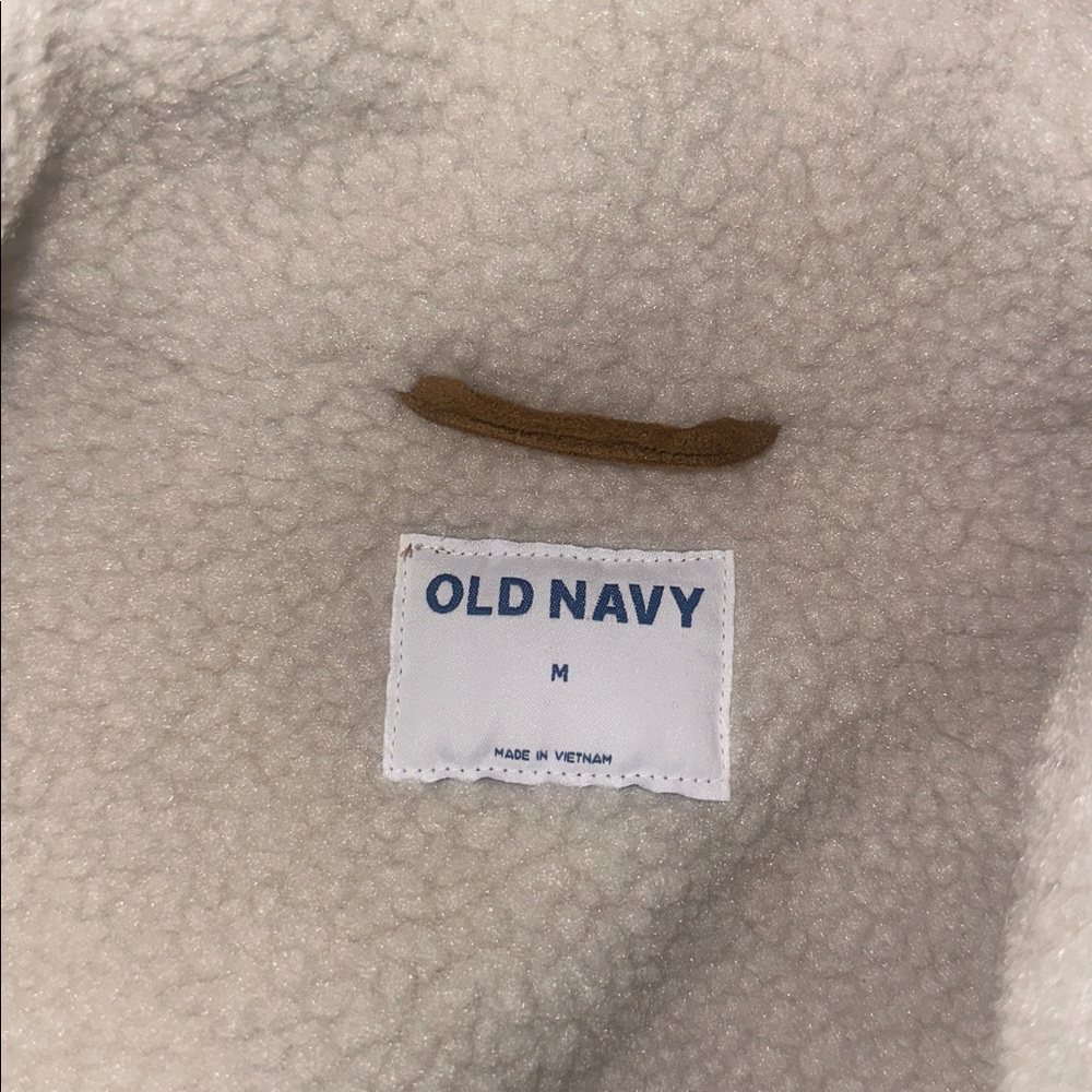 Old Navy Sherpa Lined Moto Jacket NWT - Picture 7 of 8